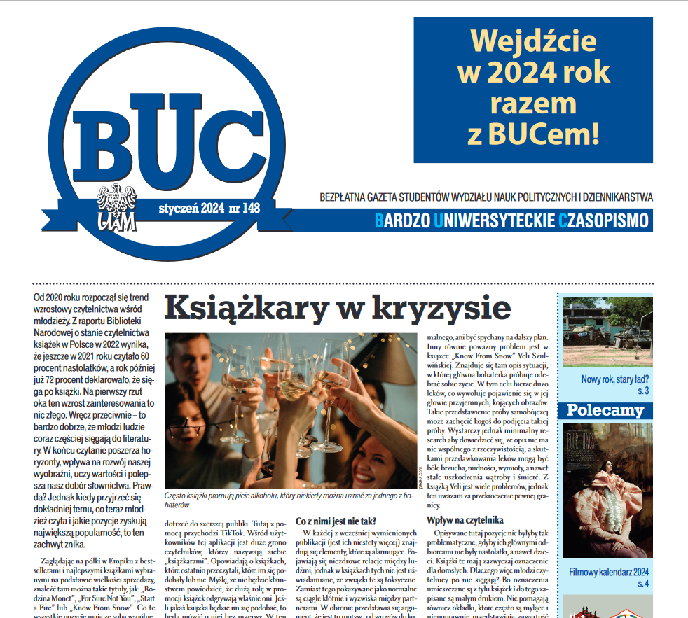 Read more about the article Styczniowy numer BUC-a