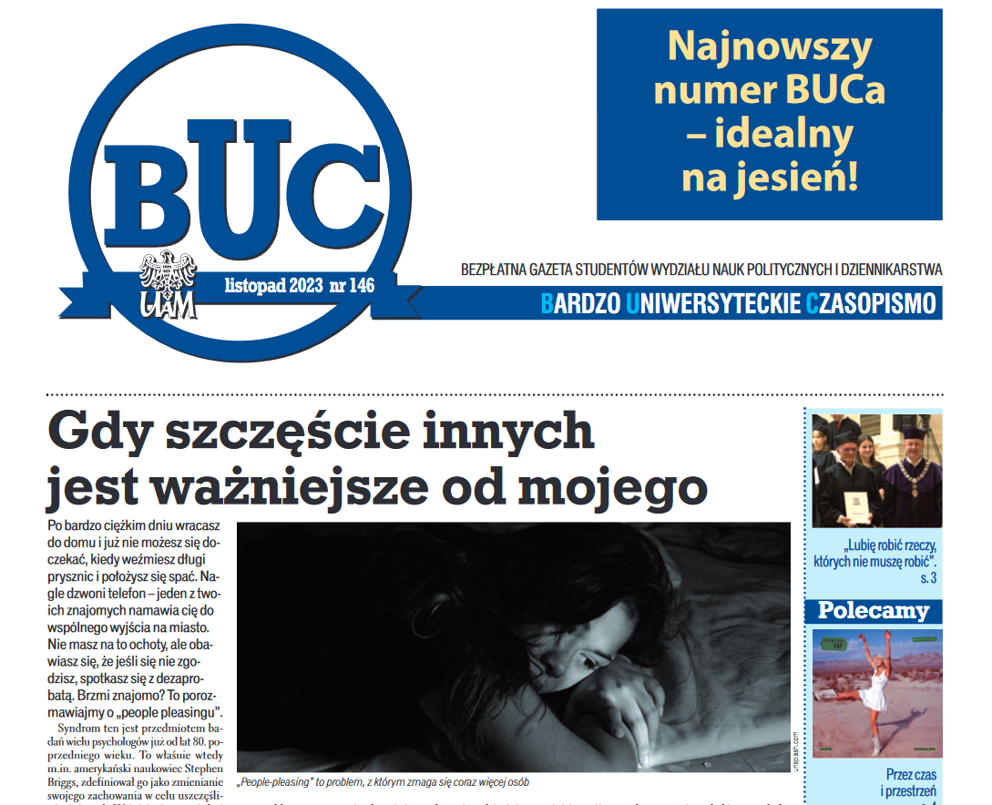 Read more about the article Listopadowy numer BUC-a