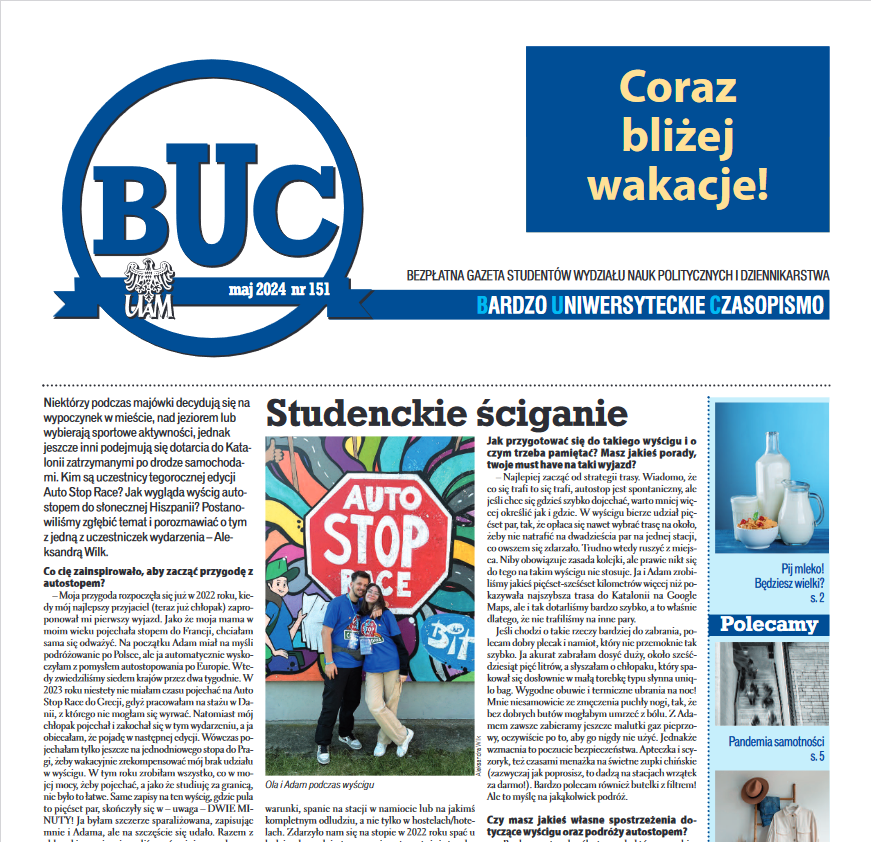 Read more about the article Majowy numer BUC-a