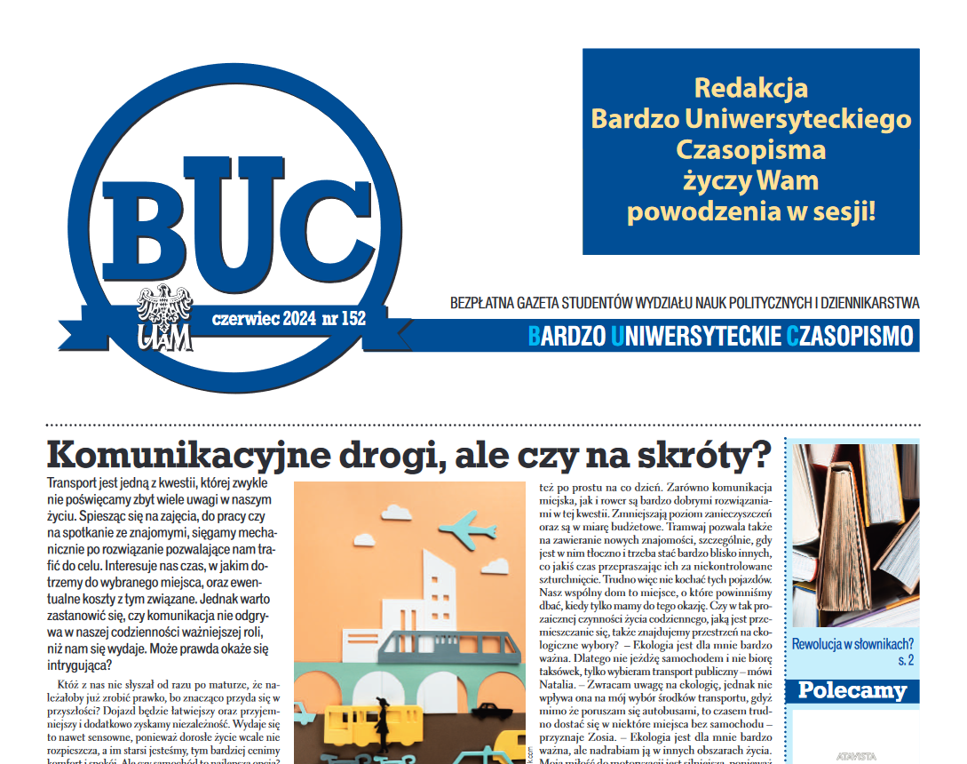 Read more about the article Czerwcowy numer BUC-a